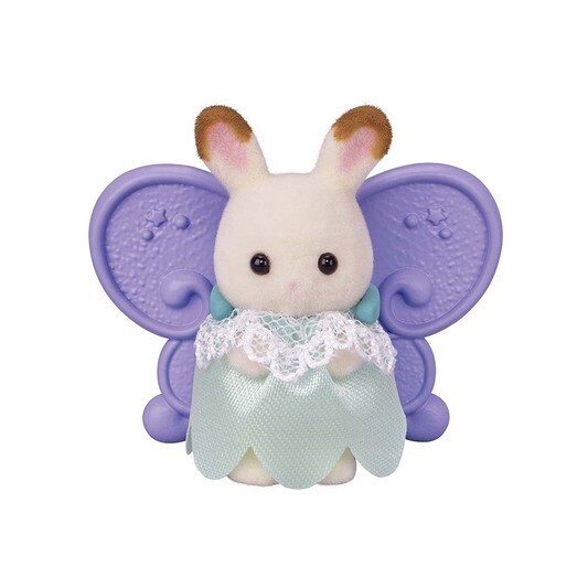 Little Chocolate Rabbit And Fairy Wings, Sylvanian Families, Epoch, Trading