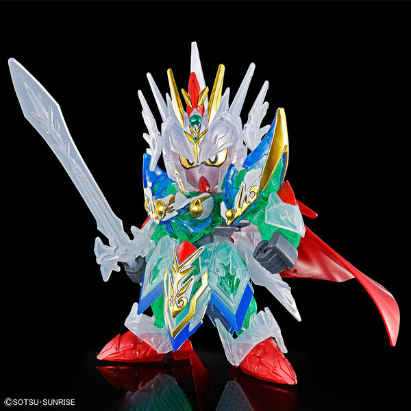 Knight Strike Gundam (Clear Color Set III), SD Gundam World Heroes The Legend Of Dragon Knight, Bandai Spirits, Model Kit