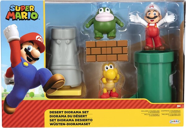 Desert Diorama Set, Super Mario Brothers, Jakks Pacific, Accessories