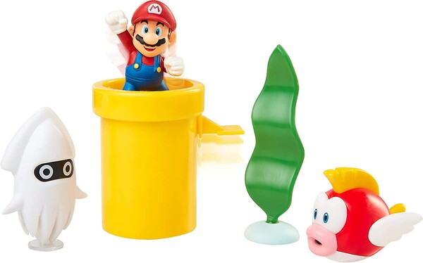 Underwater Diorama Set, Super Mario Brothers, Jakks Pacific, Accessories