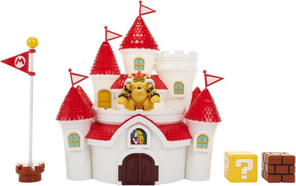 Deluxe Mushroom Kingdom Castle Playset, Super Mario Brothers, Jakks Pacific, Accessories