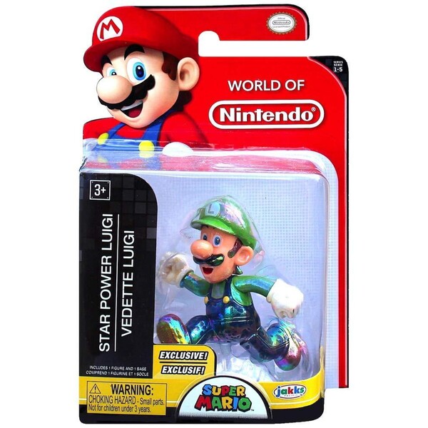 Luigi (Star Power), Super Mario Brothers, Jakks Pacific, Trading