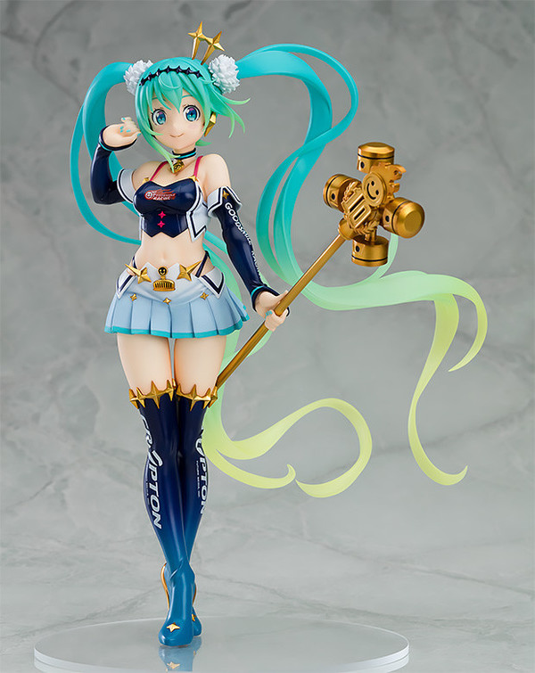 Hatsune Miku (Racing 2018, Summer), Good Smile Racing, Max Factory, Pre-Painted, 1/7, 4545784042830