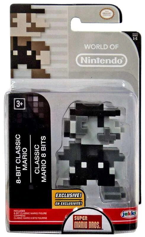Mario (8-Bit, Classic), Super Mario Brothers, Jakks Pacific, Trading
