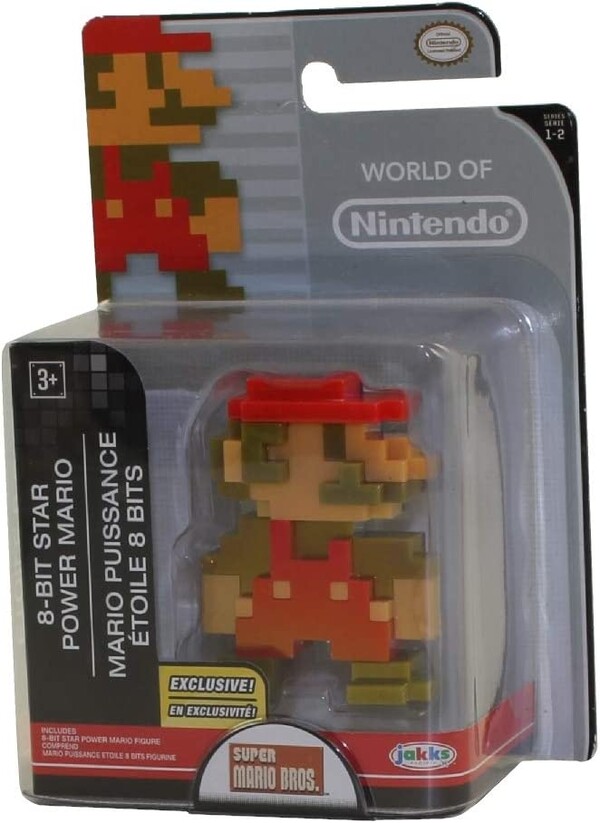 Mario (8-Bit, Star), Super Mario Brothers, Jakks Pacific, Trading