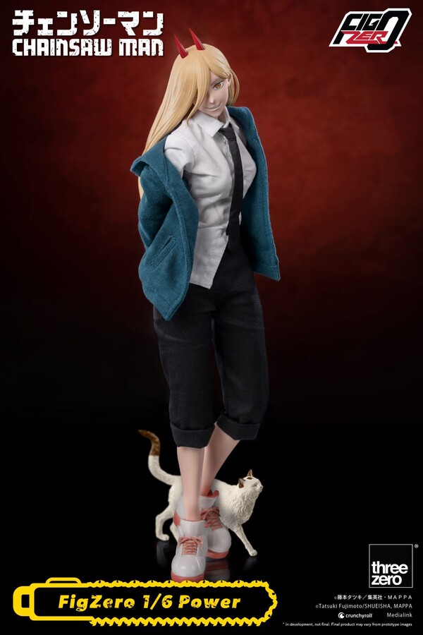 Nyaako, Power, Chainsaw Man, ThreeZero, Action/Dolls, 1/6