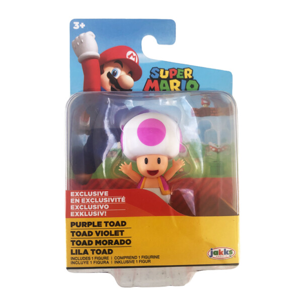 Kinopio (Purple), Super Mario Brothers, Jakks Pacific, Trading