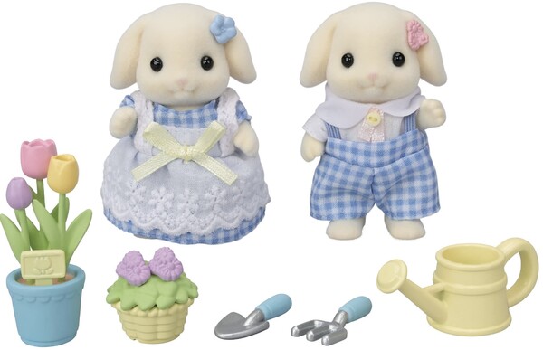 Ohana Osewa Set - Flora Usagi Kyoudai, Sylvanian Families, Epoch, Accessories, 4905040153098