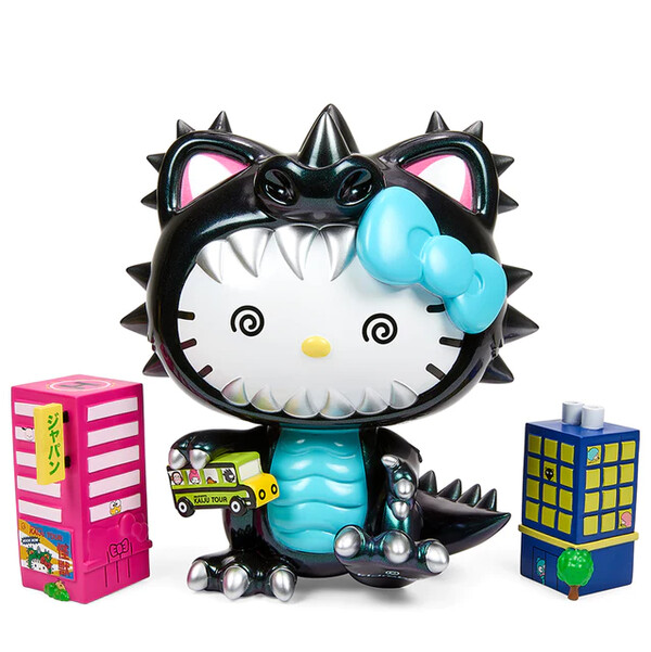 Hello Kitty (Kaiju Cosplay, Metallic Midnight), Hello Kitty, Kidrobot, Pre-Painted