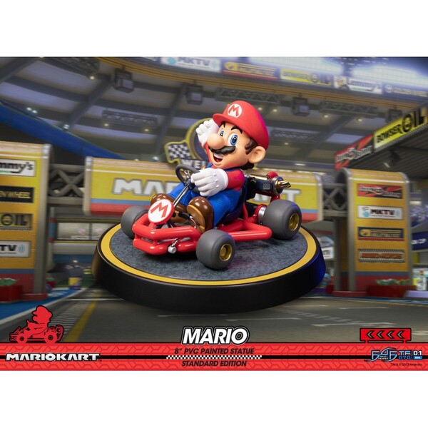 Mario (Standard), Mario Kart, First 4 Figures, Pre-Painted