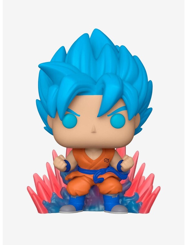Son Goku SSGSS (Glow in the Dark), Dragon Ball Super, Funko Toys, BoxLunch, Pre-Painted
