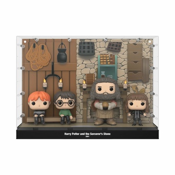 Harry Potter, Hermione Granger, Ron Weasley, Rubeus Hagrid (#04 Hagrid's Hut), Harry Potter And The Sorcerer’s Stone, Funko, Pre-Painted