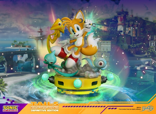 Cyan Wisp, Miles "Tails" Prower, Yacker, Yellow Wisp (Modern Tails, Definitive Edition), Sonic The Hedgehog, First 4 Figures, Pre-Painted