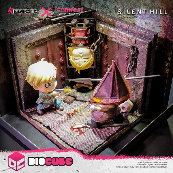 James Sunderland, Maria, Red Pyramid Thing, Silent Hill 2, Figurama Collectors, Pre-Painted