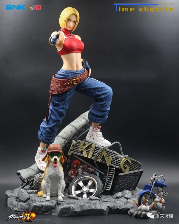 Blue Mary, The King Of Fighters XIV, Time Shuttle Studio, Pre-Painted, 1/4
