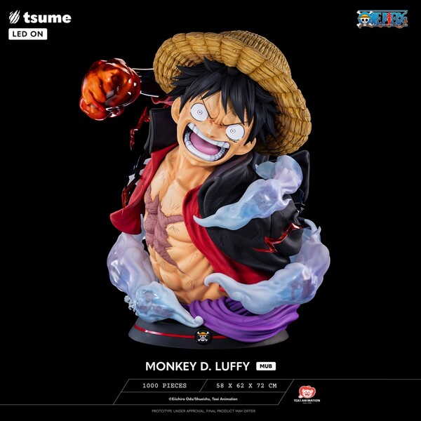 Monkey D. Luffy, One Piece, Tsume, Pre-Painted, 1/1