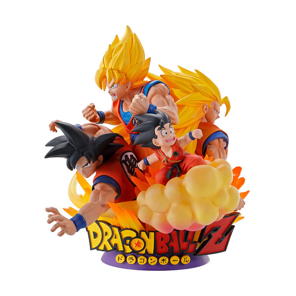 Son Goku, Son Goku SSJ, Son Goku SSJ3 (Dracap RE BIRTH 01), Dragon Ball Z, MegaHouse, Pre-Painted, 4975430517816