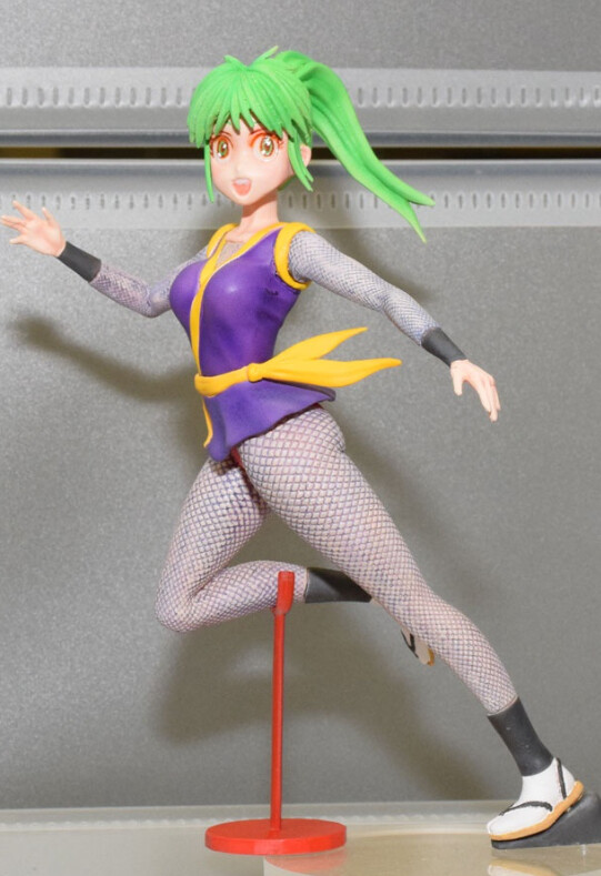 Yae, Ganbare Goemon 2, Lilac, Garage Kit, 1/8