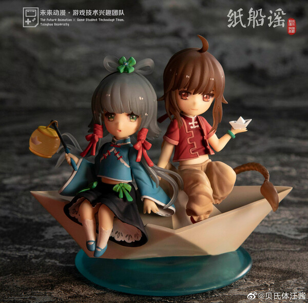 Luo Tianyi, Yuezheng Ling (Paper Boat Ballad.ver), Vsinger, The Future Animation × Game Student Technology Team Tsinghua University, Garage Kit