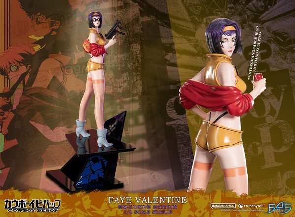 Faye Valentine (Exclusive Edition), Cowboy Bebop, First 4 Figures, Pre-Painted, 1/8