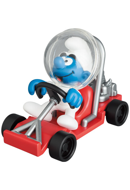Smurf (Astronaut with Moon Buggy), The Smurfs, Medicom Toy, Pre-Painted, 4530956157443
