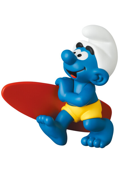 Smurf (Surfer), The Smurfs, Medicom Toy, Pre-Painted, 4530956157412