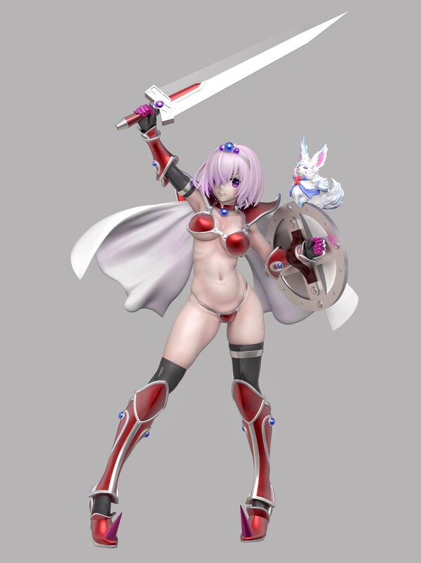 Fou, Mash Kyrielight, Fate/Grand Order, Grizzry Panda, Garage Kit