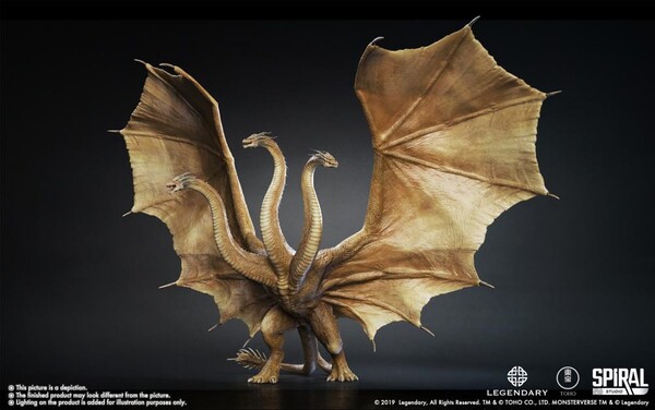 King Ghidorah, Godzilla: King Of The Monsters, Spiral Studio, Pre-Painted