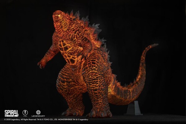 Burning Gojira (Standard Edition), Godzilla: King Of The Monsters, Spiral Studio, Pre-Painted