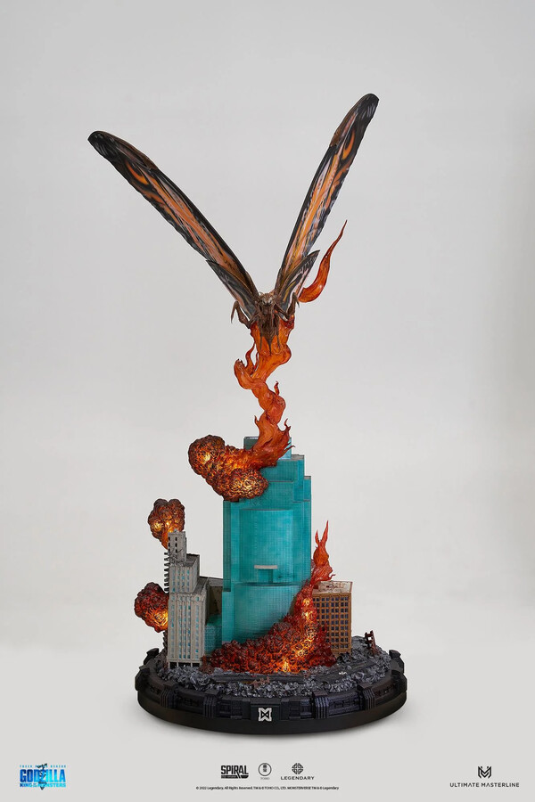 Mothra, Godzilla: King Of The Monsters, Spiral Studio, Pre-Painted, 1/256