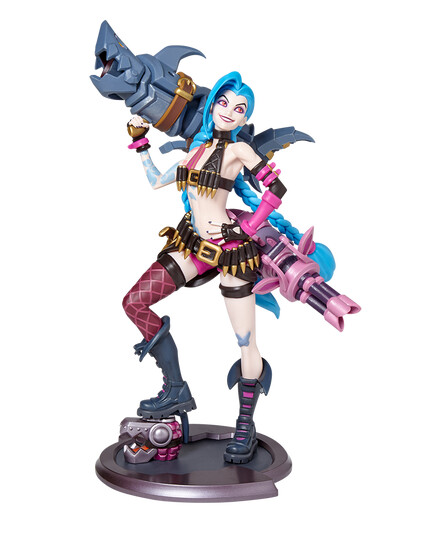 Jinx, League Of Legends, Pure Arts, Riot Games, Pre-Painted