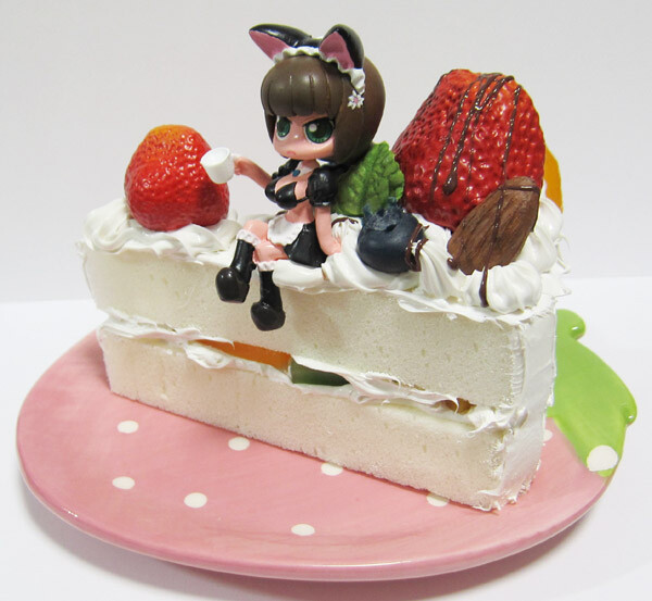 Maid Slice Of Cake, Original, Maruchishinku, Pre-Painted