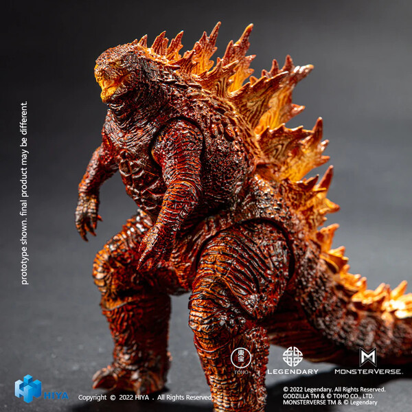 Burning Gojira, Godzilla: King Of The Monsters, Hiya Toys, Action/Dolls
