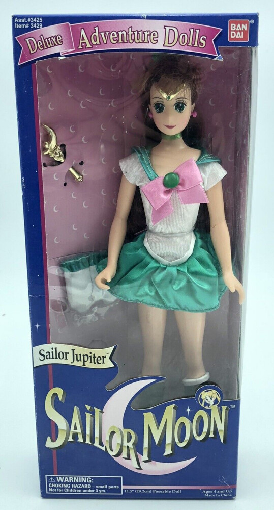 Sailor Jupiter (Deluxe Adventure Doll), Bishoujo Senshi Sailor Moon, Bandai, Irwin Toy, Action/Dolls