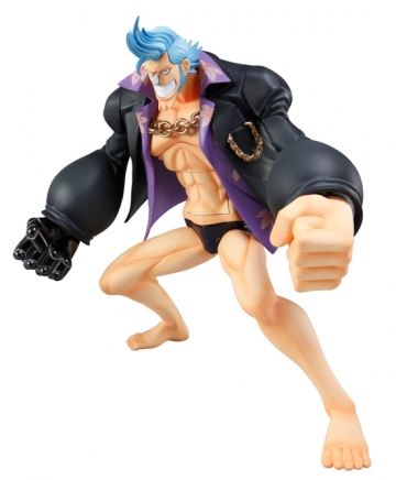 Franky, One Piece: Strong World, MegaHouse, Pre-Painted, 1/8