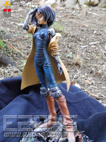 Alita, Battle Angel Alita, E2046, Pre-Painted, 1/8