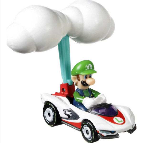 Luigi, Mario Kart 8, Mattel, Pre-Painted, 1/64