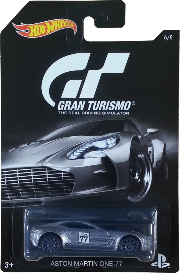 Aston Martin One-77, Gran Turismo, Mattel, Pre-Painted, 1/64