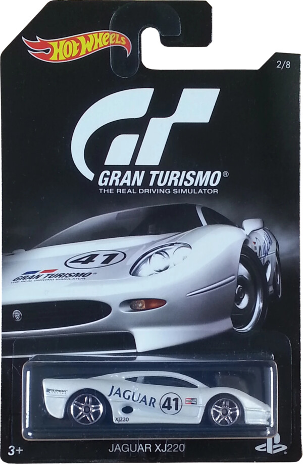 Jaguar XJ220, Gran Turismo, Mattel, Pre-Painted, 1/64