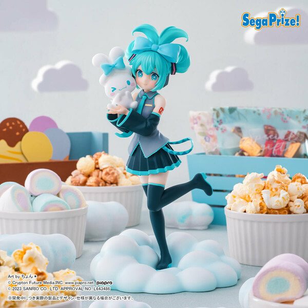 Cinnamoroll, Hatsune Miku, Cinnamoroll, Piapro Characters, SEGA, Pre-Painted