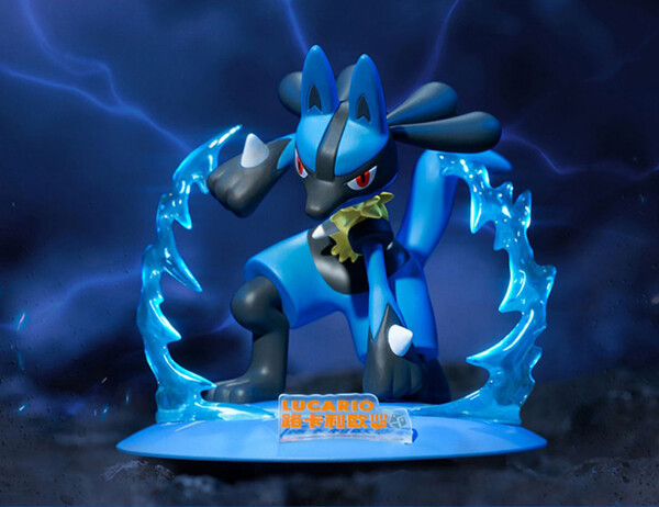 Lucario, Pocket Monsters, Funism, Pre-Painted