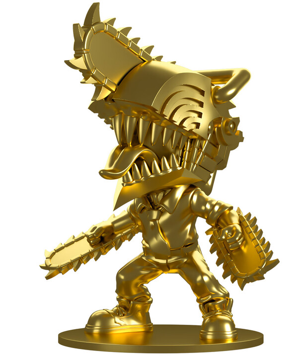 Chainsaw Man (Gold Chrome), Chainsaw Man, Youtooz, FYE, Pre-Painted