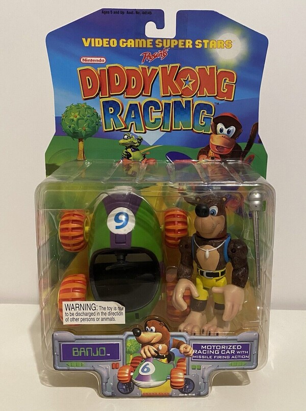 Banjo, Diddy Kong Racing, Toybiz, Action/Dolls