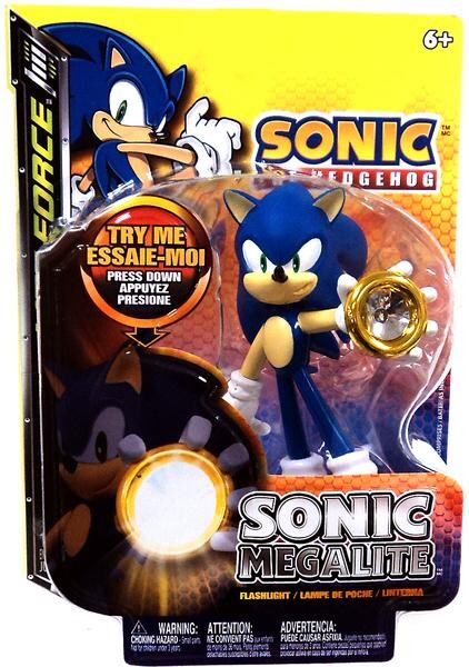Sonic the Hedgehog (Megalite figure), Sonic The Hedgehog, Tech4Kids, Action/Dolls