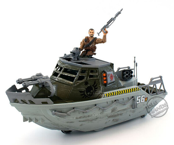 Patrol Sgt. And Boat, Kong: Skull Island, Lanard, Action/Dolls