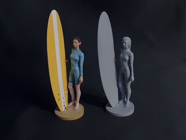 Life Surfer, Original, Tonerico, Garage Kit, 1/20