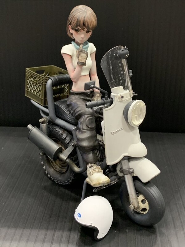 JUNK RIDER GIRL, Original, Tonerico, Garage Kit, 1/12