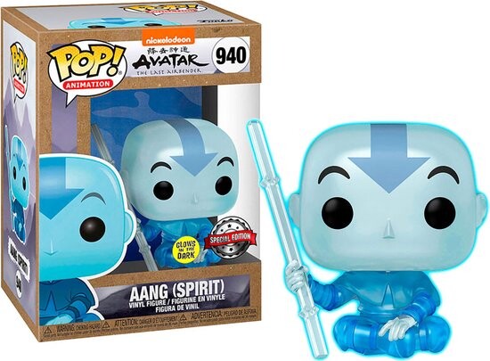 Aang (Spirit, Glows in the Dark), Avatar: The Last Airbender, Funko Toys, Pre-Painted, 0889698550529