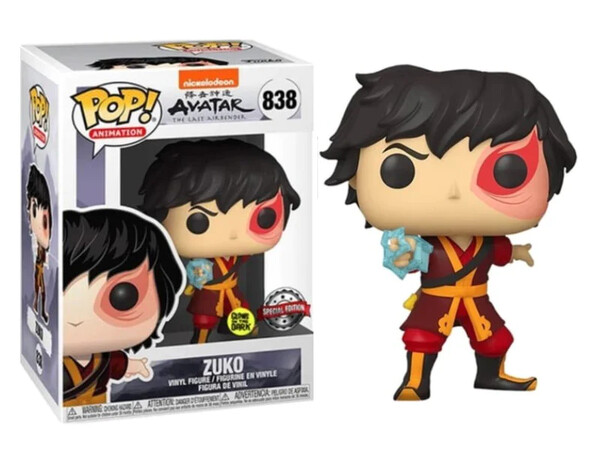 Zuko (Special Edition, Glow in the Dark), Avatar: The Last Airbender, Funko Toys, Pre-Painted, 0889698482394