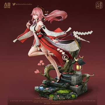 Yae Miko, Genshin Impact, Individual Sculptor, Pre-Painted, 1/6